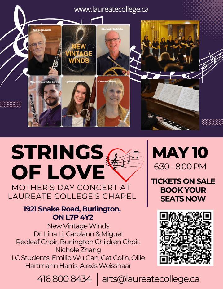 Black And Brown Modern Creative Winter Symphony Concert Flyer