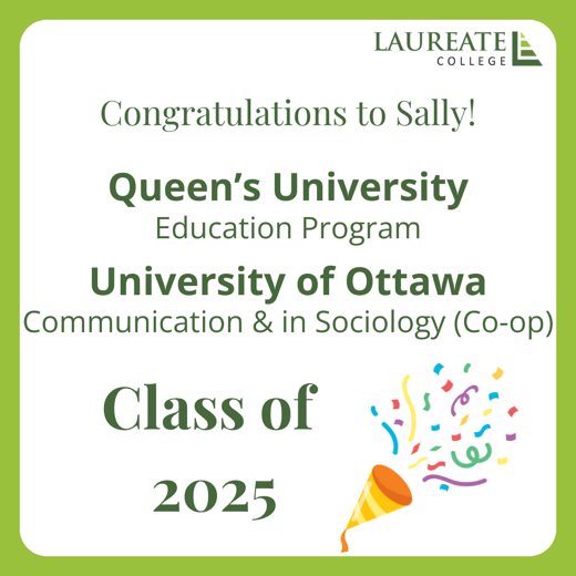 Class of 2025 Offer - Sally